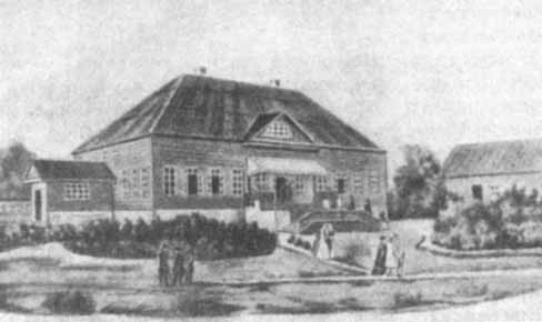 Дом в селе Окатово, где родился П.Л.Чебышев